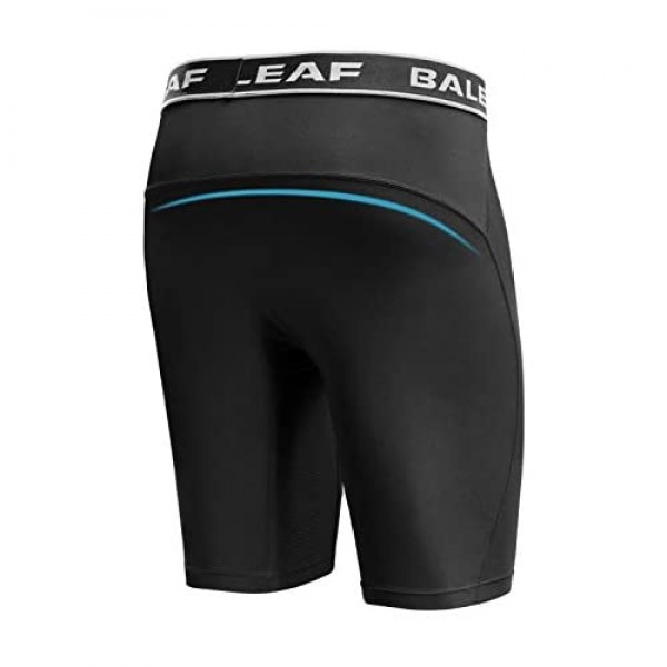 BALEAF Men's Cool Dry 9 Inch Underwear Long Leg Athletic Boxer Briefs Sport Workout Stretch 2-Pack Lightweight