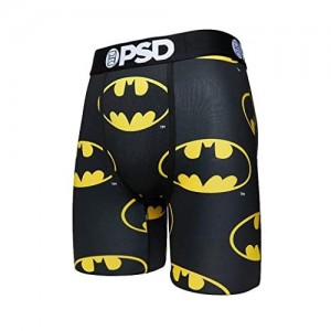 PSD Underwear Men's DC Batman Boxers Small Black