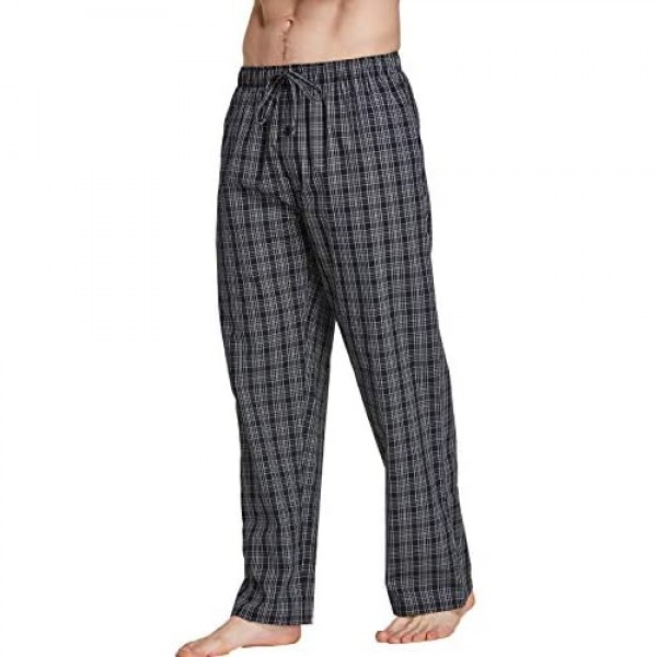 CYZ Men's 100% Cotton Poplin Pajama Lounge Sleep Pant at Men’s Clothing ...