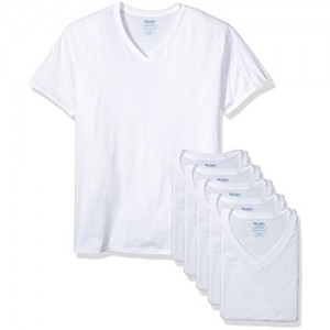 Gildan Platinum Men's 5-Pack V-Neck T-Shirt 2XL