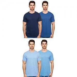 Hanes Men's 4-Pack FreshIQ Odor Control ComfortSoft Crewneck T-Shirt