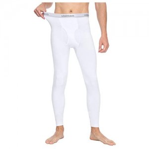 LAPASA Men's (1 or 2) Pack Thermal Underwear Pants Fleece Lined Long Johns Leggings Base Layer Bottoms M10