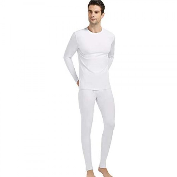 Starlemon Thermal Underwear for Men Ultra Soft Fleece Lined Thermal ...