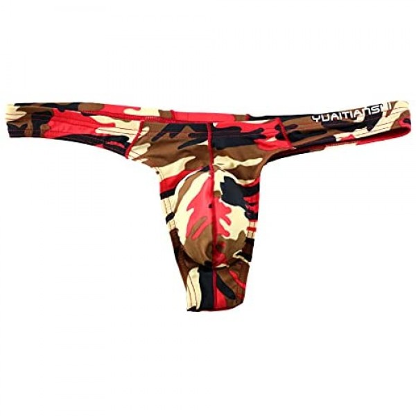 Arjen Kroos Men Thongs Camouflage Low Rise G-String Underwear at Men’s ...