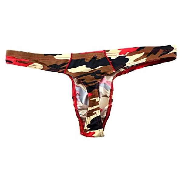 Arjen Kroos Men Thongs Camouflage Low Rise G-String Underwear at Men’s ...