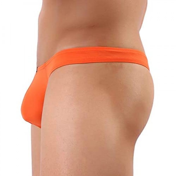 iKingsky Men's Thong Underwear Sexy Low Rise T-Back Under Panties