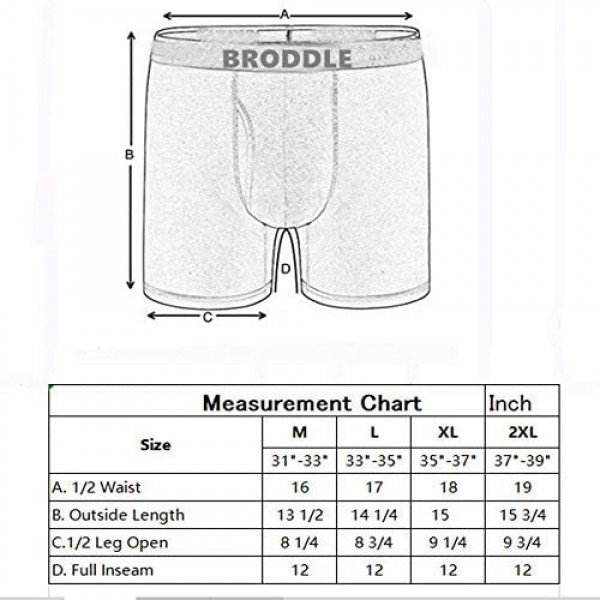 BRODDLE Mens Package and Butt Padded Underwear Enhancing Boxer Briefs ...
