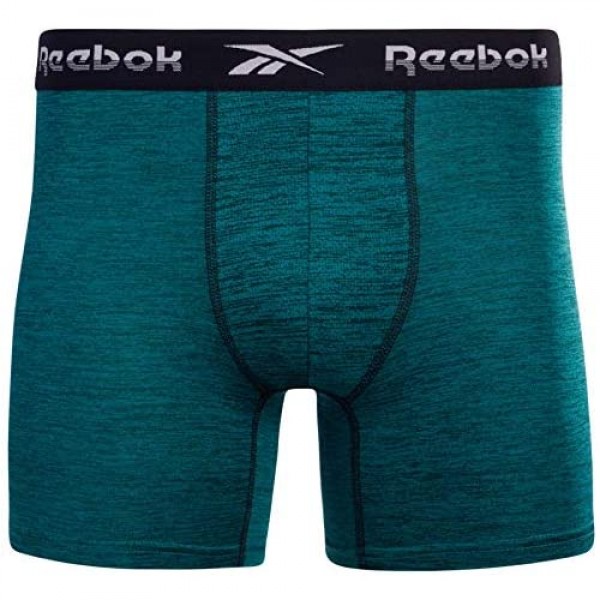 Reebok Men's Performance Boxer Briefs with Comfort Pouch (4 Pack)
