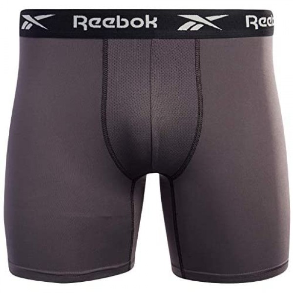 Reebok Men's Performance Boxer Briefs with Comfort Pouch (8 Pack)