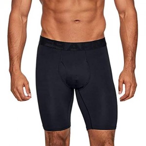 Under Armour Tech Mesh 9in Underwear - 2-Pack - Men's Black/Jet Gray L