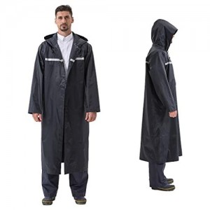Rain Coats for Adults Rain Ponchos with Hoods Man Lightweight Raincoats Long Waterproof Jacket Windbreaker for Men Women