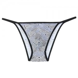 Jaxu Men's Slinky Sports Brief Underwear Sexy Bikini Briefs Cheeky String Shorts