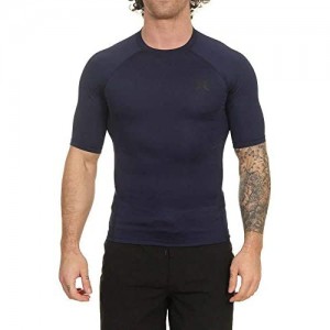 Hurley Men's Short Sleeve Pro Light Quick Dry Sun Protection Rashguard Shirt