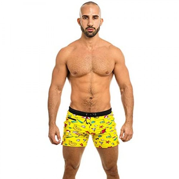 Taddlee Mens Swimwear Swimsuits Square Cut Swim Boxer Briefs Bikini Quick Drying