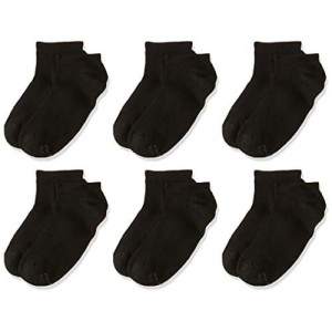 Hanes Men's FreshIQ with Breathable Ringspun Cotton No Show Socks